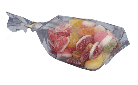 Saco Transparente para alimentos e doces