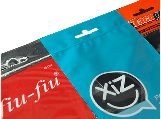 Saco transparente personalizado com impressão a cores